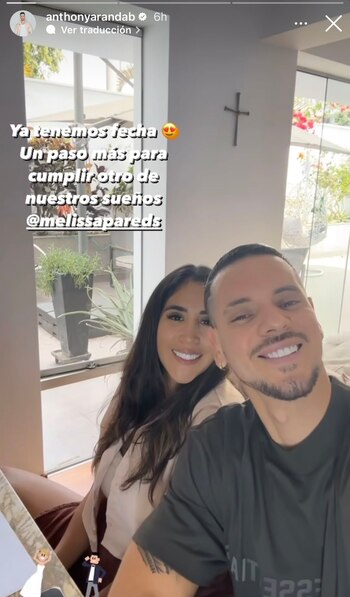 Melissa Paredes y Anthony Aranda