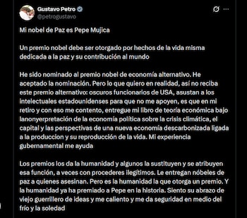 Gustavo Petro puso en primer