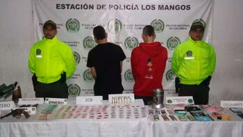 en la redada fueron decomisados