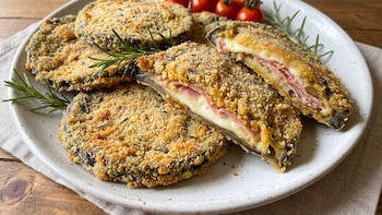 Fieletes de berenjena rellenos de jamón y queso: una preparación sencilla con la que puedes conquistar a toda la familia