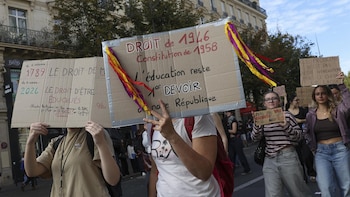 Trump culpa de las protestas educativas en Francia al islam y a la "migración descontrolada"