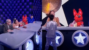 “Fue la primera vez que monté en avión”, contó el mini imitador de Rafael Orozco - crédito captura de pantalla Caracol Televisión