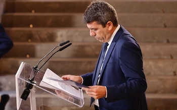 VALENCIA, 03/11/2025 - Carlos Mazón,