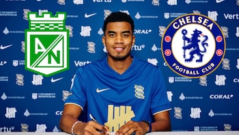 Chelsea va por Jhon Solís: termina su préstamo en Birmingham y Atlético Nacional sigue de cerca el negocio