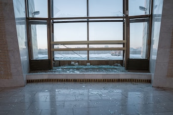 Cristales de una ventana del