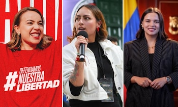 Las congresistas Sara Castellanos y Carol Borda coadyuvaron una queja contra Laura Daniel Beltrán y la señalaron de haberse burlado de las víctimas del reclutamiento - crédito @sarag12, @smilelalis/IG y @CarolBordaA