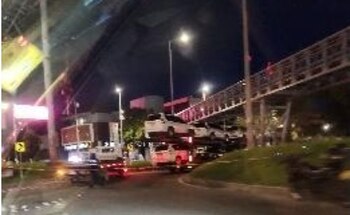 Un nuevo choque se presentó