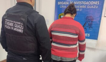 La mujer fue interceptada por