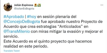 Se presentó nuevo proyecto para