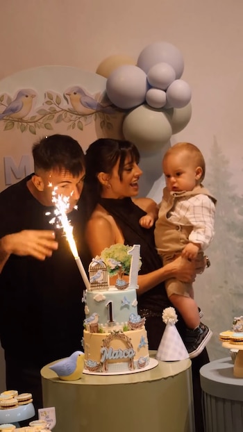 Así fue el primer cumpleaños de Marco, el hijo de Sol Pérez y Guido Mazzoni: al aire libre, con música y juegos