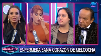 Melcochita responde sin filtros a Monserrat tras decir que usa la “pastillita azul”. Captura: Magaly TV La Firme.