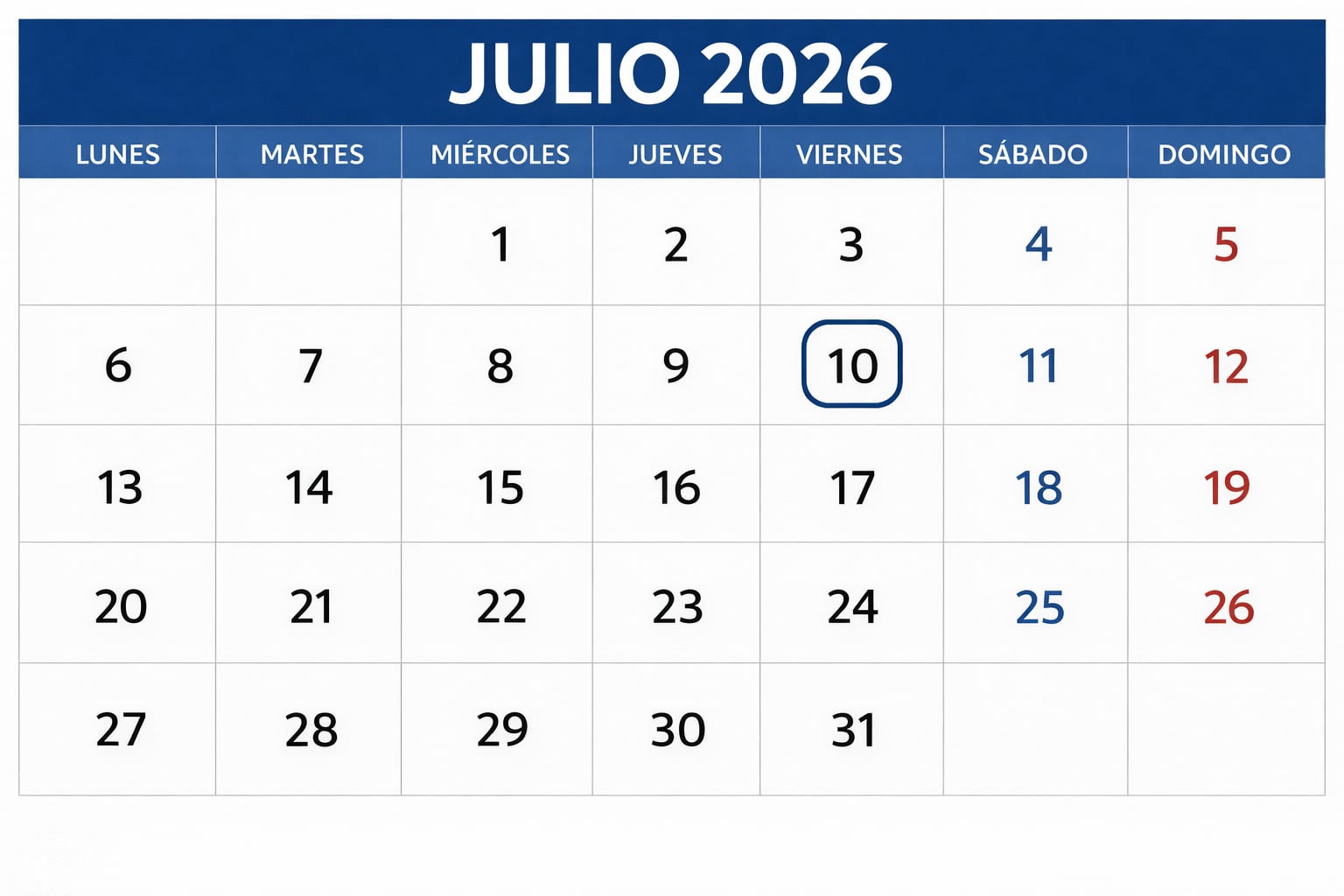10 de julio: qué cambia con la jornada turística y quiénes realmente descansan