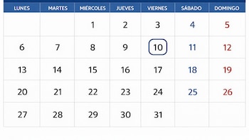 ¿Es feriado el 10 de julio?