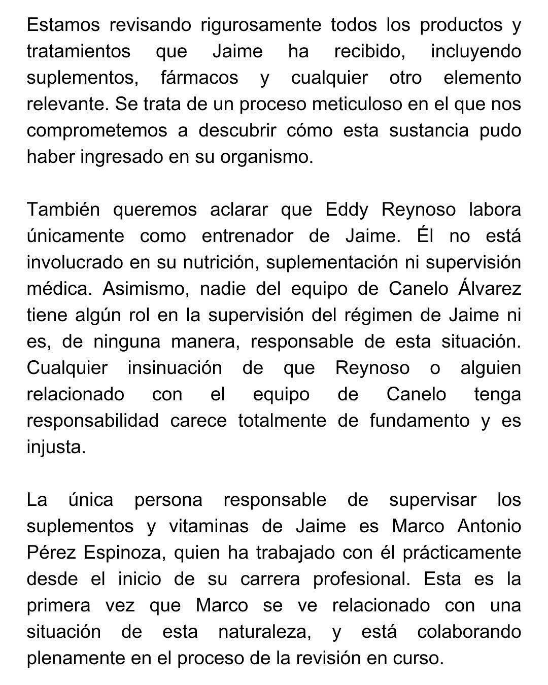 El equipo de Jaime Munguía salió a aclarar la situación (Instagram: Jaime Munguía)