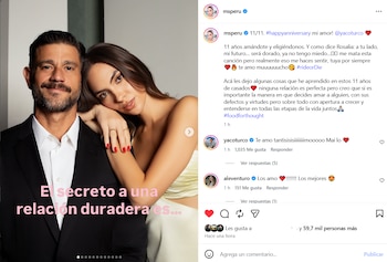 La historia de Yaco Eskenazi y Natalie Vértiz comenzó en 2013 en Esto es Guerra y culminó en una boda en Pachacámac en 2015.
