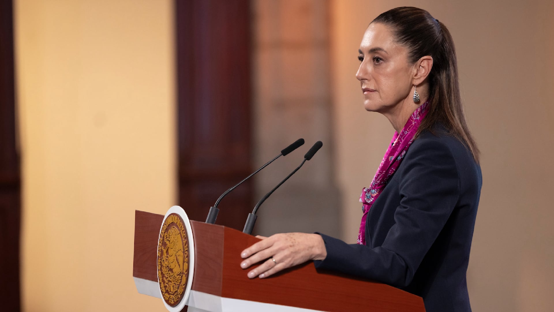 La presidenta afirma que no se ha dejado a ningún mexicano fuera a las labores de ayuda. (Presidencia)