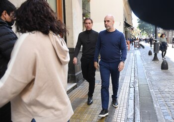 Horacio Rodríguez Larreta llegó acompañado
