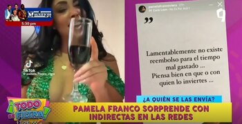 Pamela Franco y su contundente