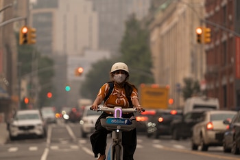 En 2026, la superficie afectada por incendios forestales en Estados Unidos supera los 14.860 kilómetros cuadrados y queda 31% por encima del promedio de la última década. (EFE/Ángel Colmenares)