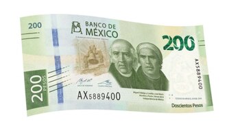 Este billete de 200 pesos