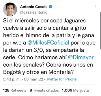 El periodista hizo una advertencia