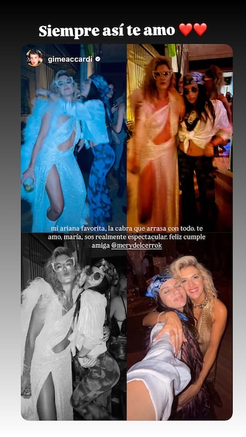 Accardi le dedicó un tierno