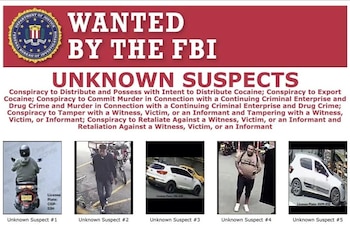 El FBI ofreció tres recompensas