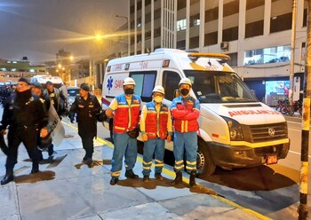 Personal de salud estuvo presente