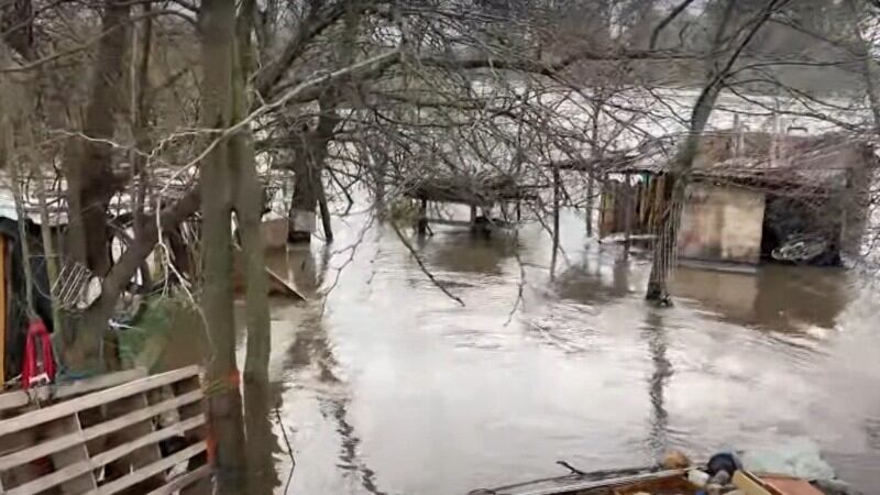 El barrio Los Formoseños fue de los más afectados por la crecida (Rosario3)