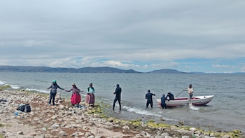 El lago Titicaca se alimenta