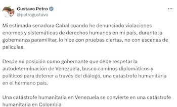 Esta fue la respuesta de