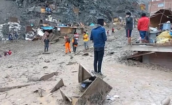 Huaicos en Perú, donde ocurrió