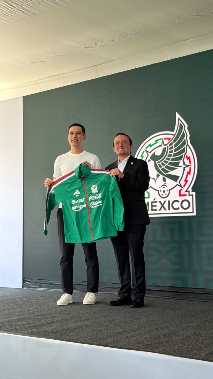 Presentación de Rafael Márquez como nuevo DT de la Selección Mexicana. (Alexander Ortiz | Infobae México)
