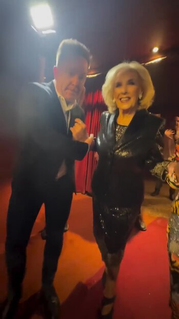 Mirtha Legrand llegó al show