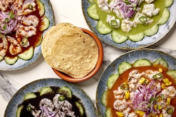 Platos del restaurante Los Aguachiles,