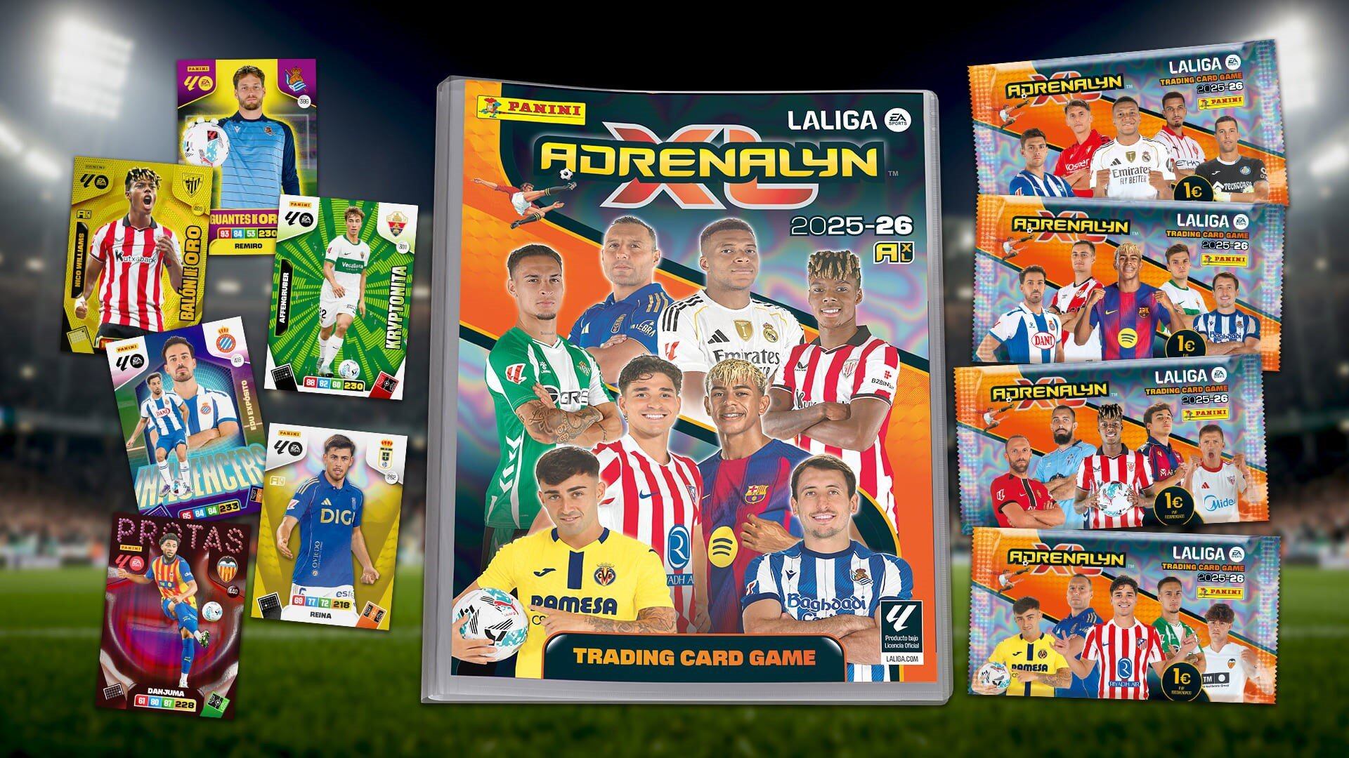 LaLiga y Panini lanzan la colección de cromos ‘Adrenalyn XL’ de la temporada 2025-26