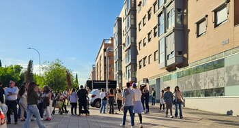 Un vecino de Sanchinarro aparca