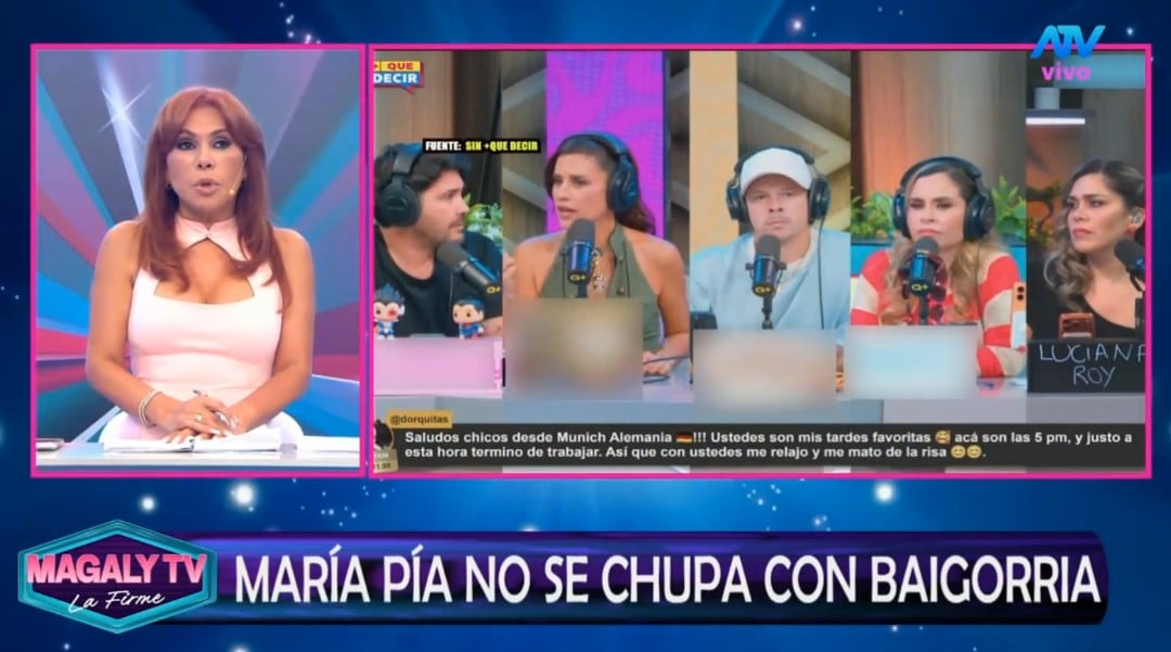 Magaly Medina lanza contundente reflexión sobre las críticas y respalda a María Pía Copello: “Esto no funciona de esta manera”. Captura: Magaly TV La Firme.