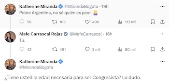 Las congresistas Mafe Carrascal y