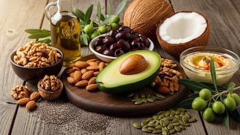 Las fuentes de grasas saludables