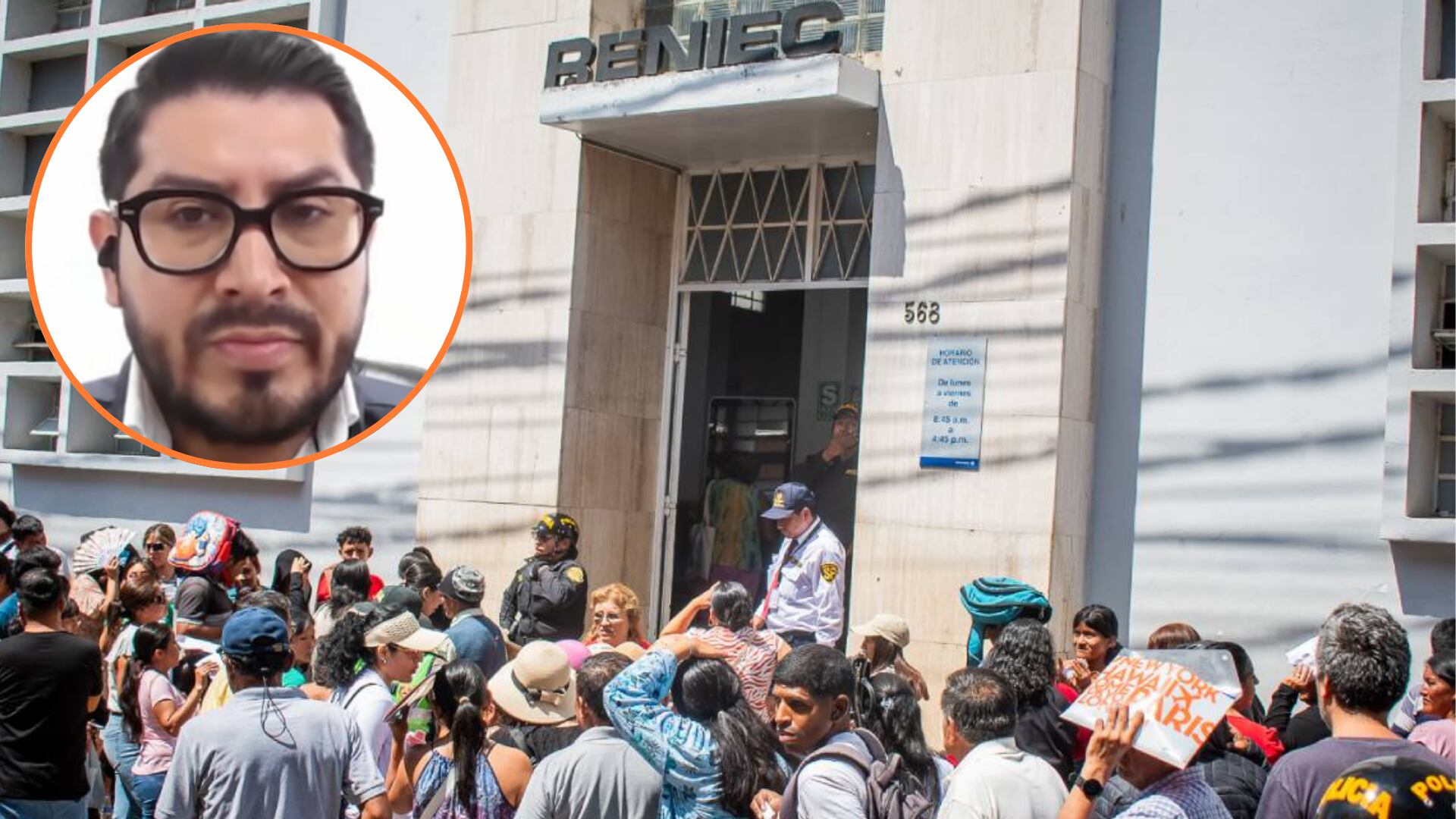 RENIEC refuerza atención y promueve trámites web para reducir filas en sus locales. (Foto composición: Infobae Perú/Captura video: Exitosa/ATV)