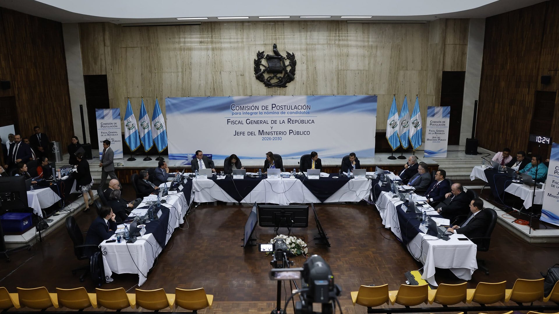 Solo nueve aspirantes superan la nota mínima en la selección del fiscal general de Guatemala, lo que obliga a la Comisión de Postulación a replantear los criterios./ (Comisión de Postulación)