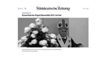 Portada diarios muerte Benedicto