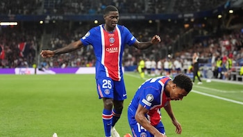 El París Saint-Germain, campeón de la Supercopa de Europa con un 2-1 al Aston Villa