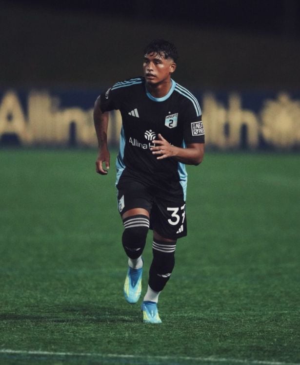 Kluiverth Aguilar volvió a disputar un partido oficial después de 18 meses de ausencia. El lateral peruano ingresó a los 86 minutos en el triunfo de Minnesota United 2 por 2-0 ante Colorado Rapids 2. (Instagram)