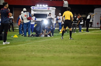 Samuel Martín, lateral derecho de Millonarios, sufrió una conmoción cerebral tras un golpe en la cabeza ante Cúcuta Deportivo - crédito Colprensa