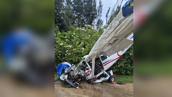 Avioneta tipo ambulancia tuvo aterrizaje