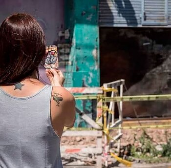 Fabiana conserva la entrada de