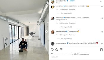 Post en Instagram de Sebastián