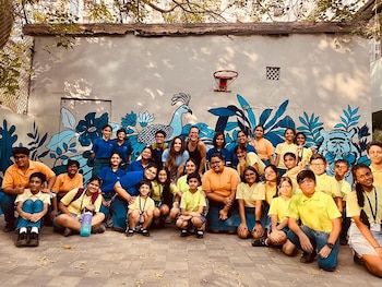 La artista mendocina en una